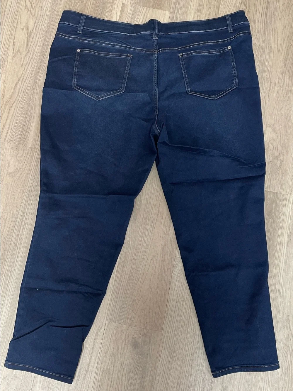 Faded Glory Womens Jeans 26W Dark Indigo Plus Pants